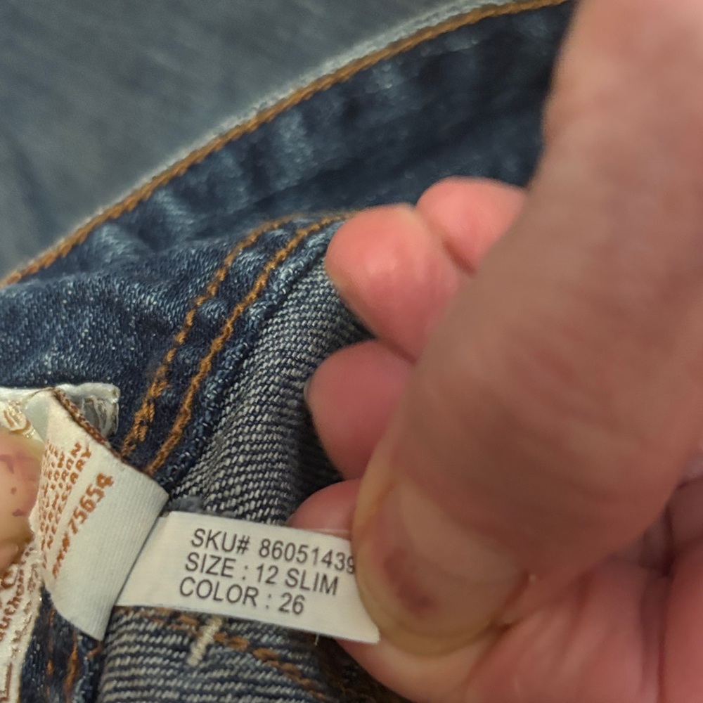 Abercrombie Authentic Vintage Girl (Juniors) Flared Stretch 12 Slim EUC the 90’s - Picture 10 of 10